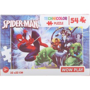 WOW Cartoon puzzle to create Disney shapes, 54 Pieces, 32×22 cm - MultiColor