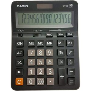 اله حاسبه كاسيو، عملية، GX-16B - اسود