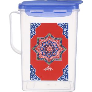 Elite Plastic Jug, 2 Liters - Clear Blue