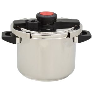 Silampos Stainless Steel Pressure Cooker, 8 Liter - Silver