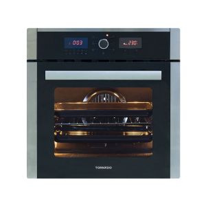 Tornado OV60EDFFS-3 Built In Oven, Electric, Digital Timer, 2 Screens, Distribution Fan, 60 cm - Black