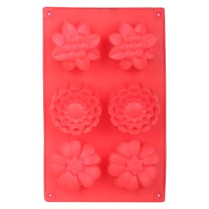 El Cheef Silicone Cake Mold, 6 Eyes, 28×17 cm