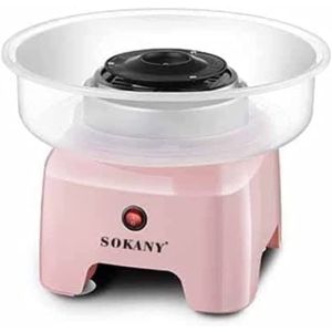 ماكينه صنع غزل البنات كهربائية سوكاني، 500 وات، sk-520 - ابيض زهري