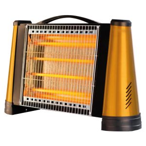 ARION AR-301Q MAX PRO Electric heater, 1600 Watt, 4 Candles- Black Gold