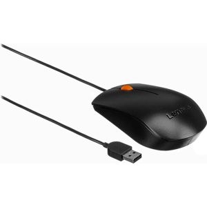 Lenovo MS-370OU Wired Mouse, USB - Black
