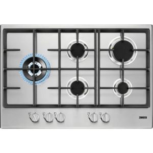 Zanussi ZGH66424XS Built in Hob, 4 Burners - Silver