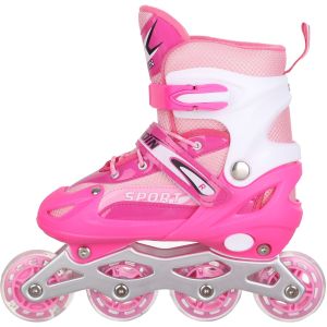 Luminous Skating Patinage Shoes, 4 Wheels, Size 35:36