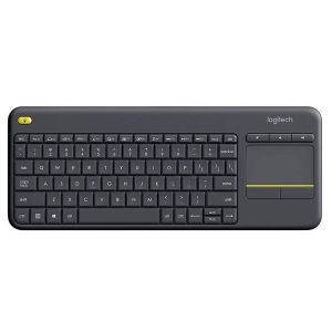 Logitech K400 Wireless Keyboard, Touch Keyboard - Black