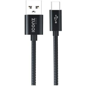 Iconz XBC08T Bazix Type-C Cable, 2.4 Ampere - Black