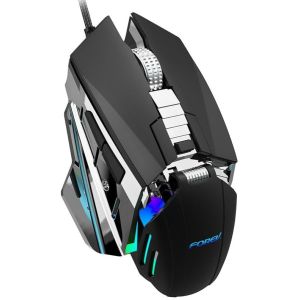 Forev Wired Gaming Mouse, 6 Buttons, FV-507 - Black