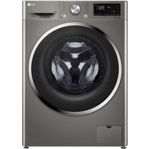 LG F4R3TYGCP Front Loading Automatic Washing Machine, 8 Kg, Led Display, Steam Technology - Silver