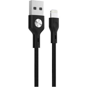 Iconz XBL04K Bazix Lightning Cable, 2.4 Ampere - Black