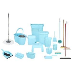 El Helal & Star Plastic Cleaning Tool Set, 25 Piece