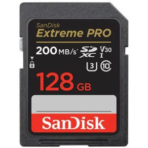 SanDisk SDSDXXD-128G-GN4IN Extreme PRO Memory Card, 128GB - Black