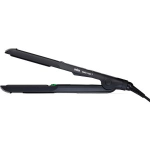 Braun hair straightener, 200 degrees, with ionic technology, BRST710E - Black
