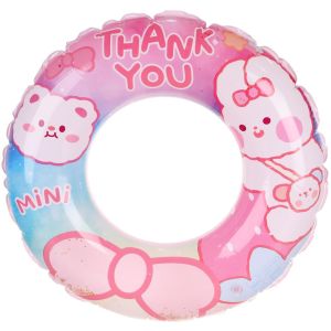 Plastic Sea Float For Kids, Round Shaped, 70 cm - Multicolor