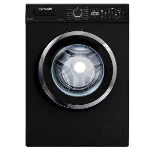 Tornado TWV-FN710BKOA Fully Automatic Washing Machine, Front Loading, 7 Kg, 1000 RPM - Black