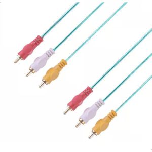 Cable Rca 3×3 , 1.2M- Multicolor