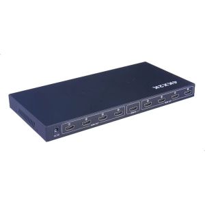 Splitter Adapter, 8 Ports - Black