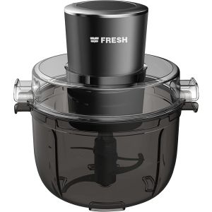 Fresh CH-400 Chopper, 1.5 Litter, 400 Watt - Black Clear