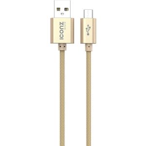 Iconz XBR05G Micro USB Cable, 1 Meter - Gold