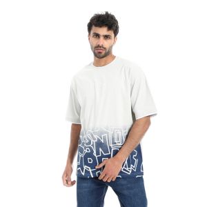 تي شيرت نص كم قطن للرجال بافون