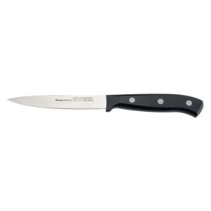 Magefesa Filo Modern Classic Stainless Steel Multi-Purpose Knife, Size 11 cm - Black Silver