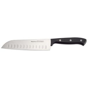 Magefesa Velo Modern Classic Thick Stainless Steel Skim, Size 17 cm - Black Silver