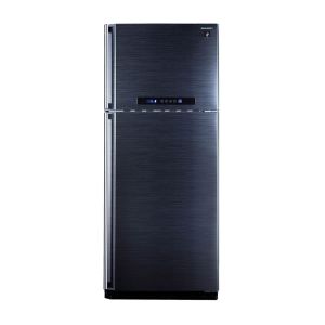SHARP Digital No Frost Refrigerator, 385 Liter, Black - SJ-PC48A(BK)