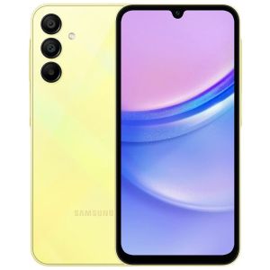 Samsung Galaxy A15 Mobile Phone, 4G Lte, Dual Sim, 6 GB Ram, 128 GB - Yellow
