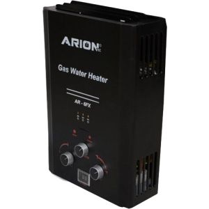 ARION Digital Gas Water Heater, 6L, AR-6FX - Black