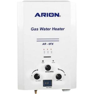 ARION Digital Gas Water Heater, 6L, AR-6FX - White