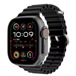T1000 Ultra Smart Watch, 1.99 Inch - Black