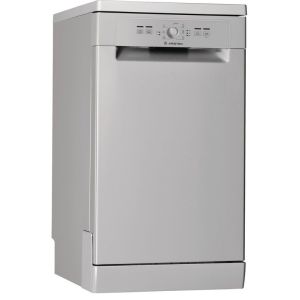 Ariston LSFE1B19S Dishwasher, 45 cm, 10 Place Settings, 7 Programs - Silver