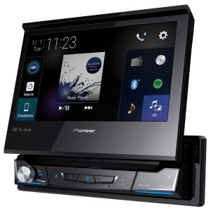 مشغل ميديا للسيارة بايونير، شاشة تاتش 7 بوصة، بلوتووث، USB، AVH-A7250BT - اسود