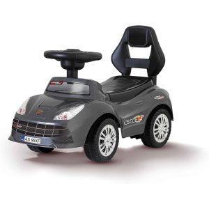 Ride-on car for children, plastic - grey