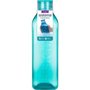 Sistema Plastic Water Bottle, 1 Liter - Green