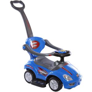 Ride-on car for children, plastic - blue
