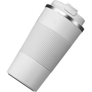 Thermal Mug for Hot Drinks, 510 ml, Stainless Steel - White