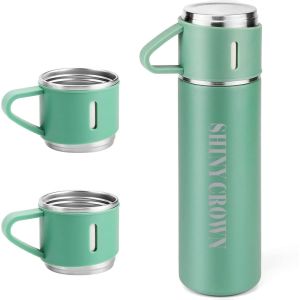 Stainless Steel Thermos, 500 Ml - Green
