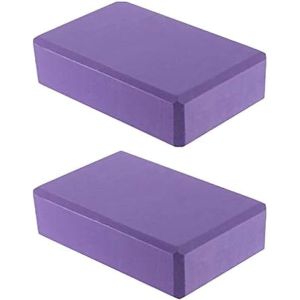 Yoga Block For Exercise, 225X 145X76 Mm - Purple
