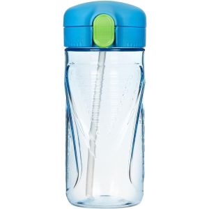 Sistema Plastic Water Bottle, 520 Ml - Clear Blue