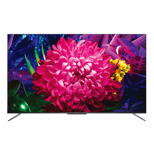 TCL 65C715 Smart Android TV, 65 Inch, 4K UHD, QLED with Built-in Receiver - Black