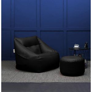 بين باج كومفي ريلاكسيشن، قماش وتربروف، 97×70×85 - اسود