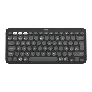 Logitech Pebble Keys 2 K380S Bluetooth Keyboard, Wireless Range 10 M - Black
