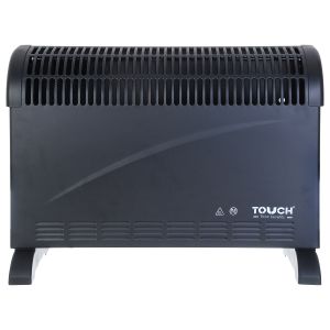 Touch Prestige 41111 Fan Heater, 2 Heat Levels, 2000 Watt - Black