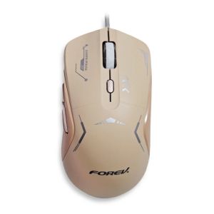 Forev Wired Gaming Mouse, 1.5m, FV-X9 - Beige