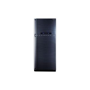Sharp SJ-PC48A-BK No Frost Digital Refrigerator, 385 Liter, 2 Doors - Black