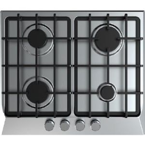 Aman Fresh Built-in Gas Cooker, 4 Burners, 60 cm, Aman - HAFR60CMSC1 - Silver