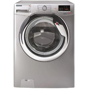 Hoover DXOC17C3R-ELA Automatic Washing Machine, Front Load, 7 KG - Silver